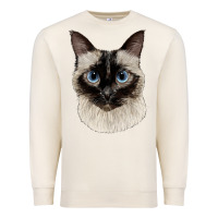 Sandshell siamese face Premium Sweatshirt - LillyAllenDesigns