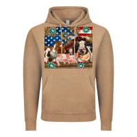Vintage Coffee American farm animals Vintage Hoodie - RanaPortraitStore