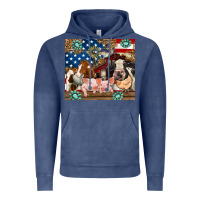 Vintage Denim American farm animals Vintage Hoodie - RanaPortraitStore