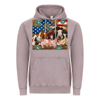Vintage Zinc American farm animals Vintage Hoodie - RanaPortraitStore