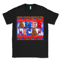 Black america thunderbolt Classic Tee - HRA Design Shop