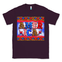 Plum america thunderbolt Classic Tee - HRA Design Shop