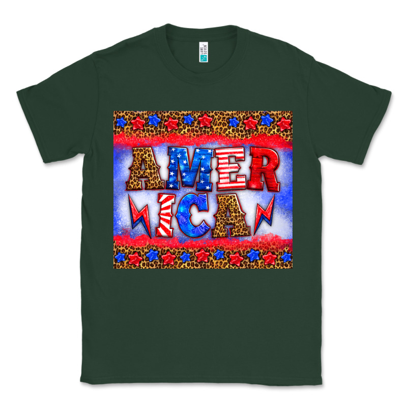 America Thunderbolt Classic Tee by HRA Design Shop | Teevron
