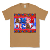 Toasted Coconut america thunderbolt Classic Tee - HRA Design Shop