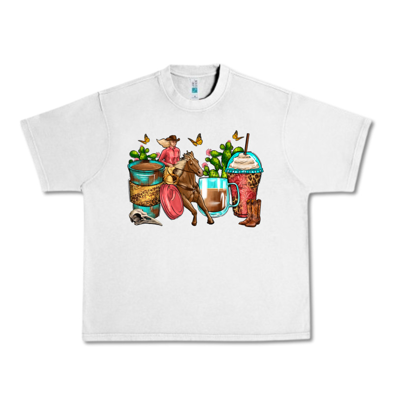 Cowgirl Coffee Cups Urban Heavy Tee by Zillion Design Studio | Teevron