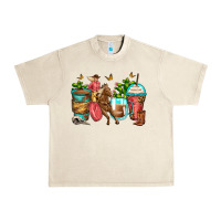 Sandshell cowgirl coffee cups Urban Heavy Tee - Zillion Design Studio