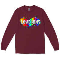 Burgundy love wins pride lgbtq Long Sleeve Tee - AdoDesignShop