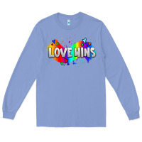 Colony Blue love wins pride lgbtq Long Sleeve Tee - AdoDesignShop