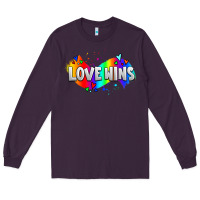 Plum love wins pride lgbtq Long Sleeve Tee - AdoDesignShop