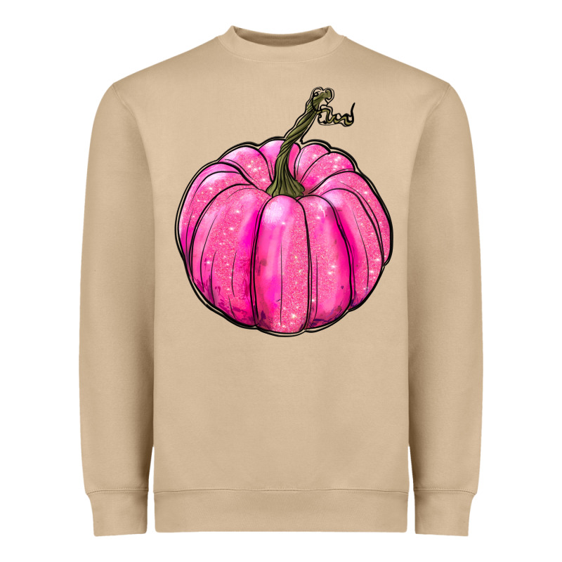 Breast Cancer Awareness Pink Pumpkin Heavyweight Sweatshirt by RanaPortraitStore | Teevron