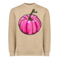 Mushroom Breast Cancer Awareness Pink Pumpkin Heavyweight Sweatshirt - RanaPortraitStore