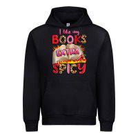 Black i like my books extra spicy Urban Hoodie - Artiststas