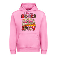 Fuchsia Pink i like my books extra spicy Urban Hoodie - Artiststas
