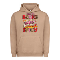 Pigment Burro i like my books extra spicy Urban Hoodie - Artiststas