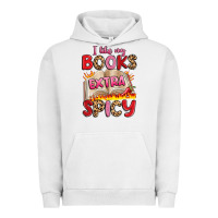 Pigment Lunar Rock i like my books extra spicy Urban Hoodie - Artiststas