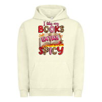 Pigment Pistachio i like my books extra spicy Urban Hoodie - Artiststas