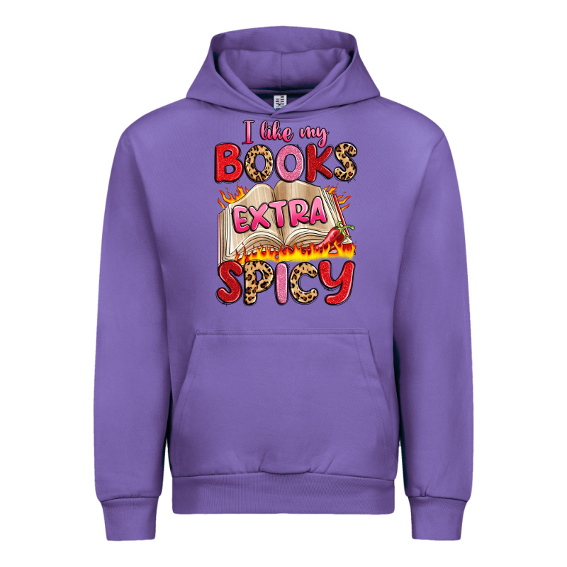 I Like My Books Extra Spicy Urban Hoodie by Artiststas | Teevron