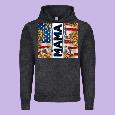 American Mama Vintage Hoodie Designed By Ranaportraitstore