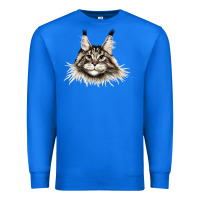 True Royal Maine Coon Cat Face Premium Sweatshirt - LillyAllenDesigns