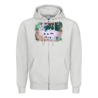 Dove Grey Western Green Cowhide Frame Zipper Hoodie - Bettercallsaul