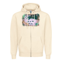 Sandshell Western Green Cowhide Frame Zipper Hoodie - Bettercallsaul
