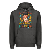 Charcoal Heather grandma's kitchen where sweet things happen Premium Hoodie - MaliasSmallBusiness