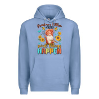 Colony Blue grandma's kitchen where sweet things happen Premium Hoodie - MaliasSmallBusiness