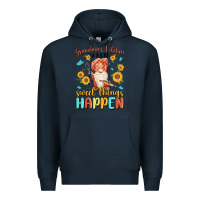 Navy grandma's kitchen where sweet things happen Premium Hoodie - MaliasSmallBusiness