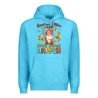 Ocean Blue grandma's kitchen where sweet things happen Premium Hoodie - MaliasSmallBusiness
