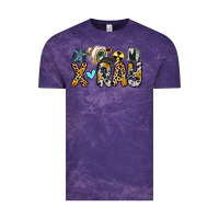 Cloud Purple x ray Vintage Tee - Zillion Design Studio