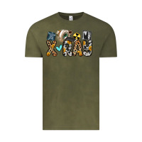 Vintage Olive x ray Vintage Tee - Zillion Design Studio