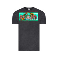 Vintage Black flamingo mom license plate Vintage Tee - BarkalooDesign
