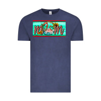 Vintage Denim flamingo mom license plate Vintage Tee - BarkalooDesign