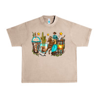 French Oak cowboy coffee cups Urban Heavy Tee - Zillion Design Studio