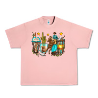 Salmon cowboy coffee cups Urban Heavy Tee - Zillion Design Studio