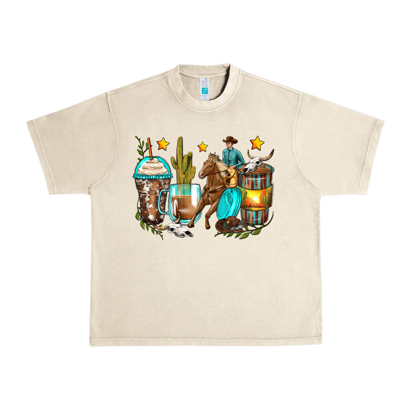Cowboy Coffee Cups Urban Heavy Tee by Zillion Design Studio | Teevron