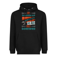 Black if grandpap can't fix it we are all screwed Heavyweight Hoodie - Jasminsmagicworld