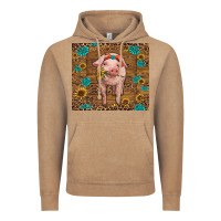 Vintage Coffee baby pig Vintage Hoodie - RanaPortraitStore