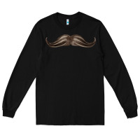 Black brown moustache fa element Long Sleeve Tee - FaDigitalArtStudio