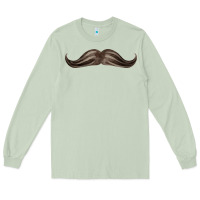Matcha brown moustache fa element Long Sleeve Tee - FaDigitalArtStudio