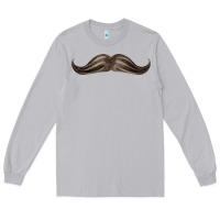 Moon Dust brown moustache fa element Long Sleeve Tee - FaDigitalArtStudio