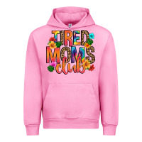 Fuchsia Pink tired moms club Urban Hoodie - Artiststas