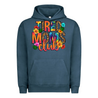 Pigment Midnight Navy tired moms club Urban Hoodie - Artiststas
