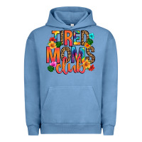 Pigment Pebble Blue tired moms club Urban Hoodie - Artiststas
