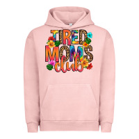 Pigment Salmon tired moms club Urban Hoodie - Artiststas
