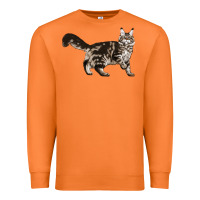 Carrot Maine Coon Cat Premium Sweatshirt - LillyAllenDesigns