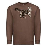 Chestnut Maine Coon Cat Premium Sweatshirt - LillyAllenDesigns