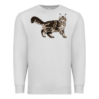 Dove Grey Maine Coon Cat Premium Sweatshirt - LillyAllenDesigns