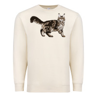 Sandshell Maine Coon Cat Premium Sweatshirt - LillyAllenDesigns