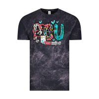 Cloud Black pcu Vintage Tee - Zillion Design Studio